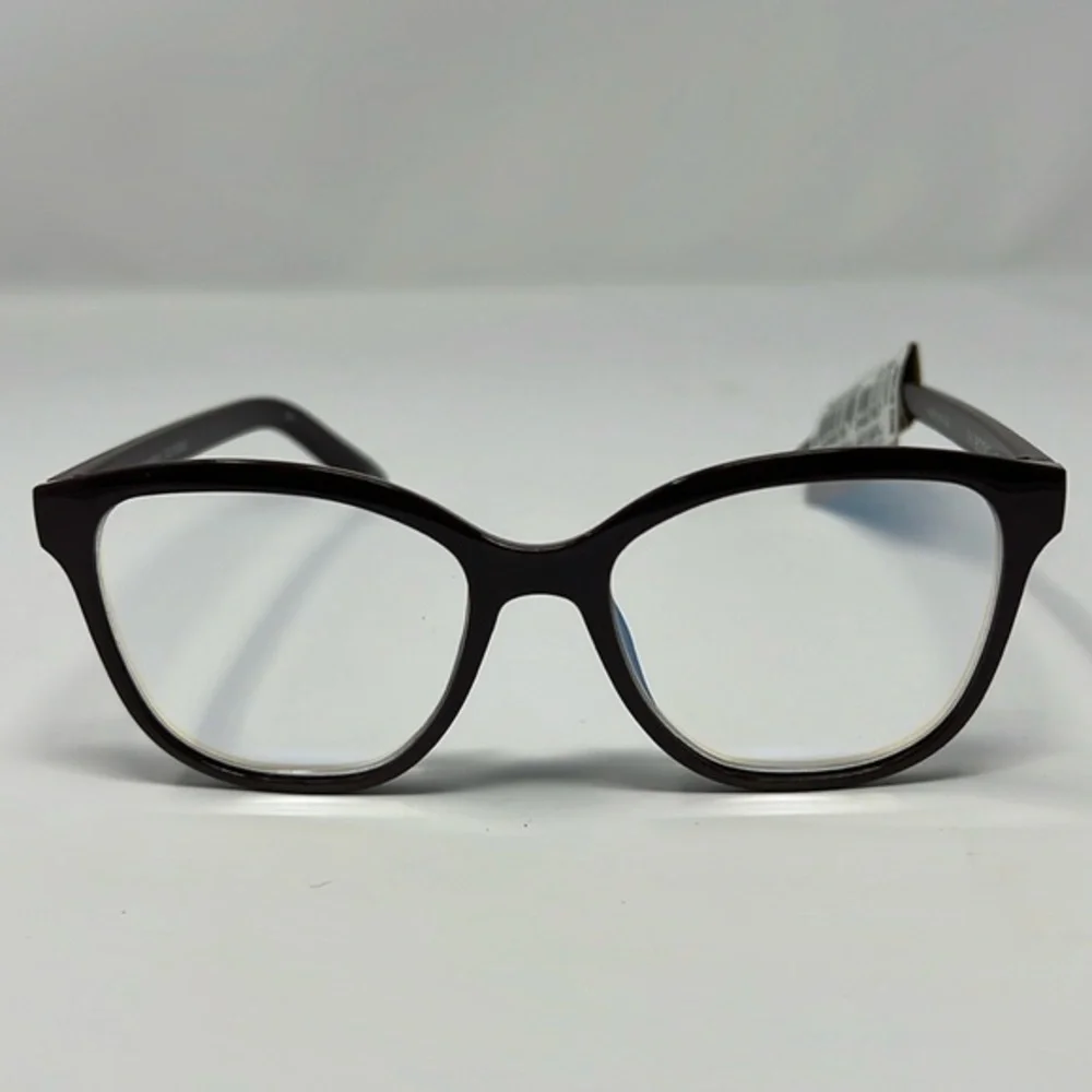 The Book Club Spittle Swim Red Cherry +2.5 Blue Light Reading Glasses | Preowned
